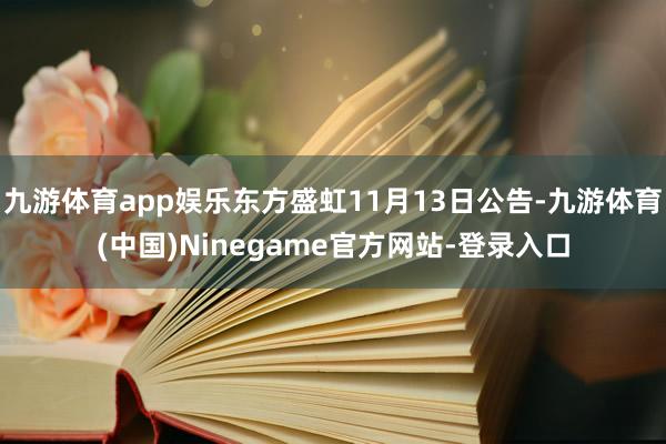 九游体育app娱乐东方盛虹11月13日公告-九游体育(中国)Ninegame官方网站-登录入口